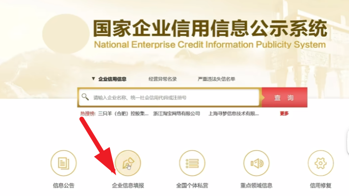 企业信息填报
